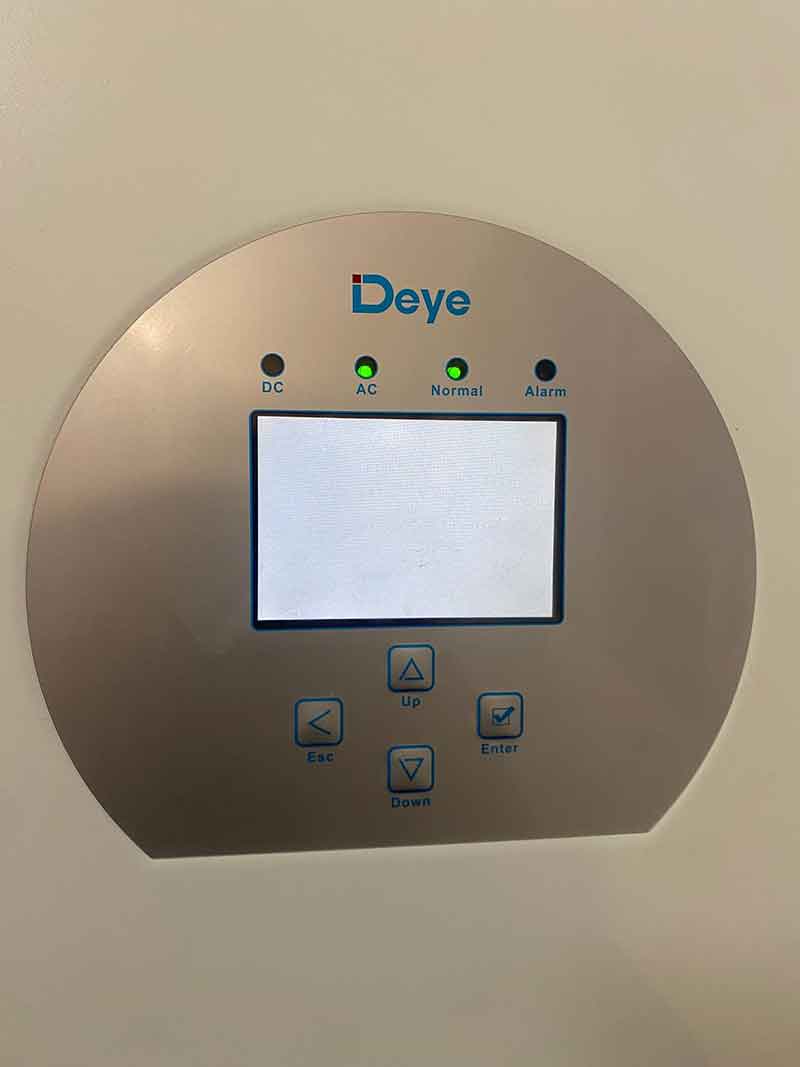 Deye inverter error