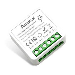 Zigbee/Wifi relay Aubess 4B2-39G1-01 Tuya 220V, 16A., Radio protocol: Wi-Fi, Energy monitoring: ✓