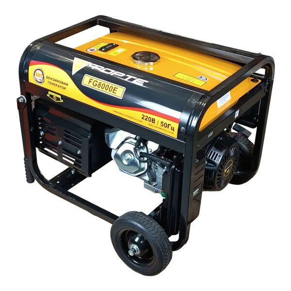 Форте FG8000E - бензиновый генератор с электронным пуском 6 кВт, изображение 2 Форте FG8000E - бензиновый генератор с электронным пуском 6 кВт, изображение 2