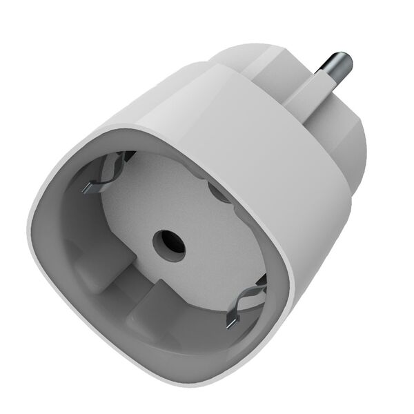 Ajax Socket (type F) Jeweller - розумна розетка 110/220В. 1.2/2.5 кВт., Колір: Білий