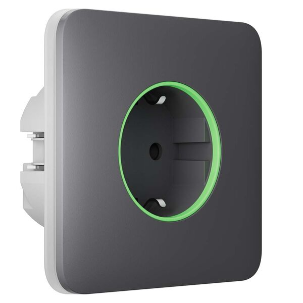 Ajax Outlet Jeweller - Розумна розетка [type F] одинарна, колір - Білий, Корфігурація: одинарна, Колір: Білий, зображення 5