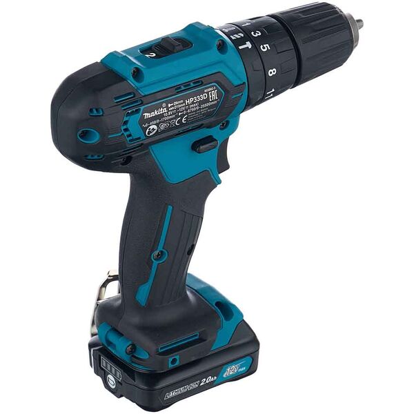 Makita HP333DWAE - сordless impact screwdriver (450 / 1500 rpm), зображення 6