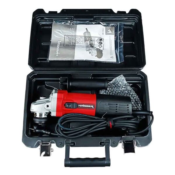 HAISSER GA-14SEC - angle grinder (125 mm., 10000 rpm. 1.4 kW), зображення 4 HAISSER GA-14SEC - angle grinder (125 mm., 10000 rpm. 1.4 kW), зображення 4