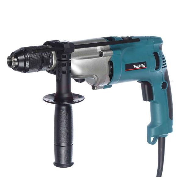 Makita HP 2071 - ударний, двошвидкісний дриль (1200 / 2900 об/хв., 1.01 кВт), зображення 2