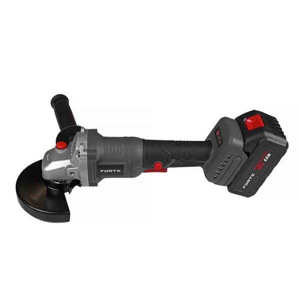 Forte AG 21-125VS - akumulatorowa, szlifierka kątowa (125 mm., 10000 obr/min. 700 W), зображення 3 Forte AG 21-125VS - akumulatorowa, szlifierka kątowa (125 mm., 10000 obr/min. 700 W), зображення 3