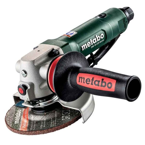 Metabo DW 10-125 Quick - angle grinder, pneumatic (125 mm., 12000 rpm. 6.2 bar)