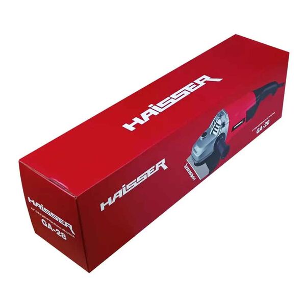HAISSER GA-28 - angle grinder "Bulgarka" (230 mm., 8400 rpm. 2.8 kW), зображення 4 HAISSER GA-28 - angle grinder "Bulgarka" (230 mm., 8400 rpm. 2.8 kW), зображення 4