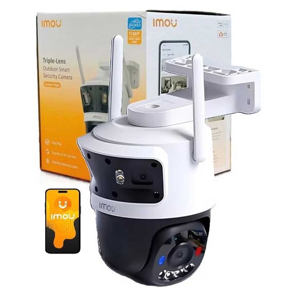 IMOU Cruiser Triple IPC-S7UP-11M0WED - PTZ IP-камера 11MP (3+3+5mp), Колір: білий, зображення 6