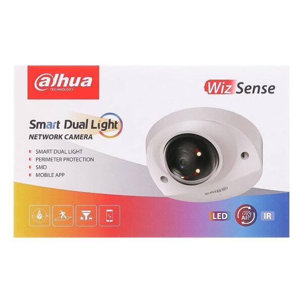DAHUA DH-IPC-HDBW2449F-AS-IL (4 MP/2.8 MM) - НИЗЬКОПРОФІЛЬНА PoE IP-КАМЕРА, зображення 5