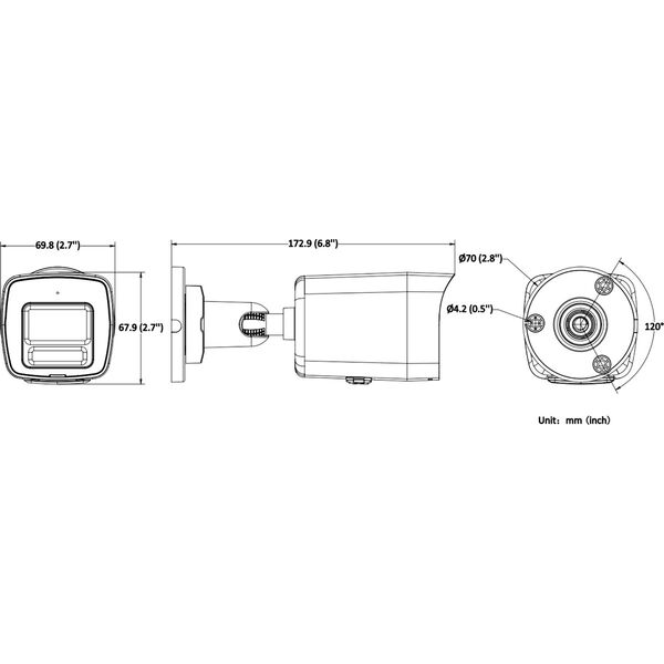 HIKVISION DS-2CD1047G3H-LIUF (4 MP/4 MM) - PoE IP CAMERA, зображення 10