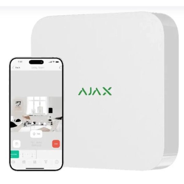 AJAX NVR (8 МП, 1 HDD) - МЕРЕЖЕВИЙ ВІДЕОРЕЄСТРАТОР, Колір: Чорний, Кількість каналів: 8, зображення 3