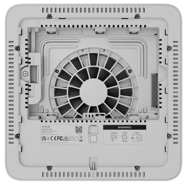 AJAX NVR HAC (8 МП, 1 HDD, 2xUSB) - ВІДЕОРЕЄСТРАТОР З УНІВЕРСАЛЬНИМ ЖИВЛЕННЯМ, Колір: Білий, Кількість каналів: 8, зображення 6