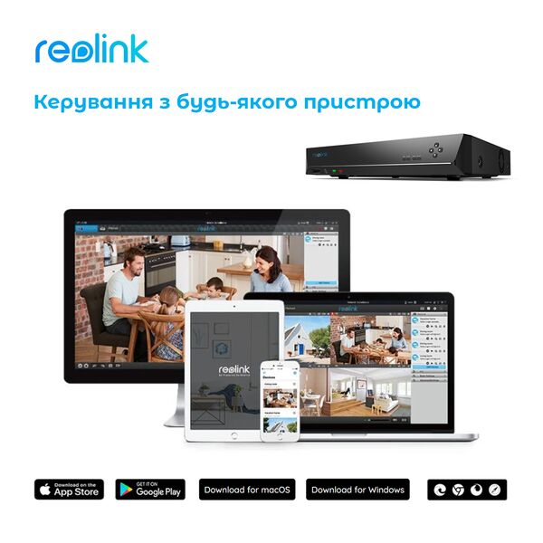 REOLINK RLN16-410 БЕЗ HDD (16 PoE, 2 ВІДСІКИ) - IP-ВІДЕОРЕЄСТРАТОР, зображення 5