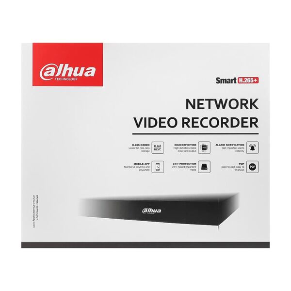 DAHUA DHI-NVR1108HS-8P-S3/H (8 КАНАЛІВ, 8 PoE) - IP-ВІДЕОРЕЄСТРАТОР, зображення 2