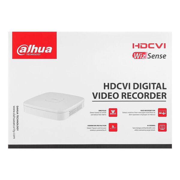 DAHUA DH-XVR5104C-4KL-I3 (4 КАНАЛИ, RS-485) - ГІБРИДНИЙ ВІДЕОРЕЄСТРАТОР, зображення 2