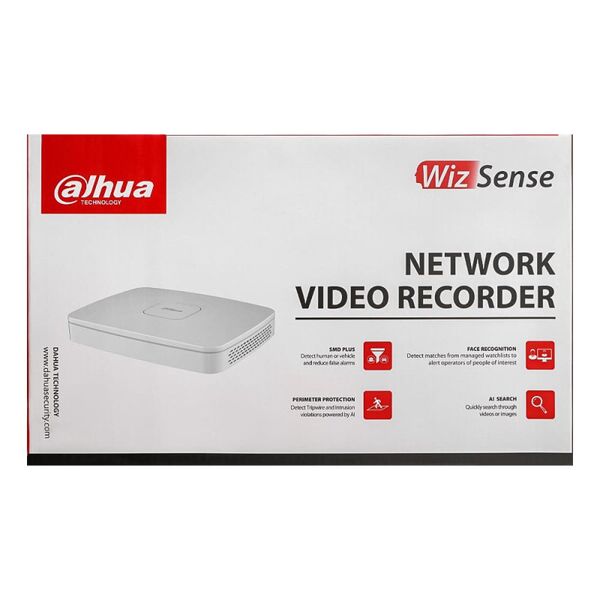DAHUA DHI-NVR2108-8P-I2 (8 КАНАЛІВ, 8 PoE) - IP-ВІДЕОРЕЄСТРАТОР, зображення 4