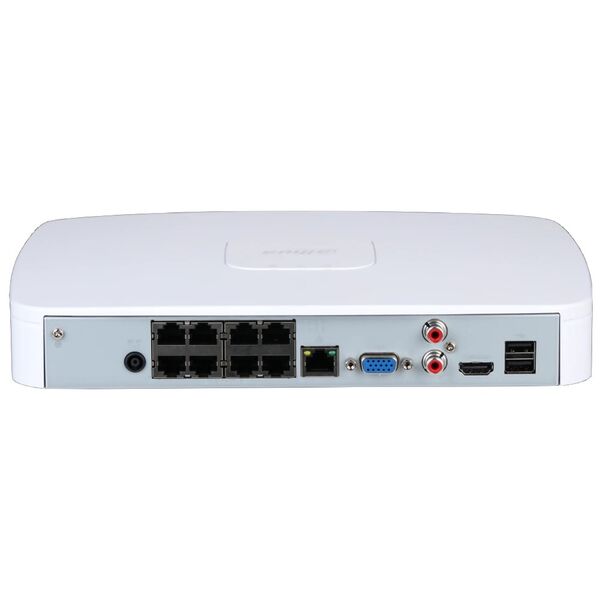 DAHUA DHI-NVR2108-8P-I2 (8 КАНАЛІВ, 8 PoE) - IP-ВІДЕОРЕЄСТРАТОР, зображення 2